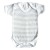 Baby Bunting Grey Stripe Print Bodysuit