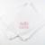 Personalised Embroidered White 'Hello Baby' Blanket