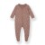 Baby Mori Mauve Ruffle Sleepsuit