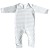 Baby Bunting Grey & White Stripe Print Rompersuit