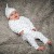Baby Bunting Grey & White Star Print Rompersuit