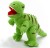 George the Dinosaur Knitted Soft Toy - Green