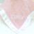 Personalised aden + anais Bunny Lovey - Pink