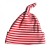 Baby Bunting Red & White Stripe print knotted hat
