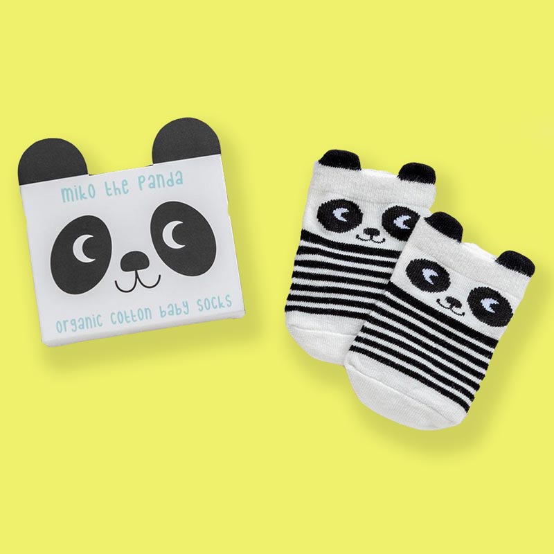 Rex London Miko The Panda Baby Socks (One Pair)
