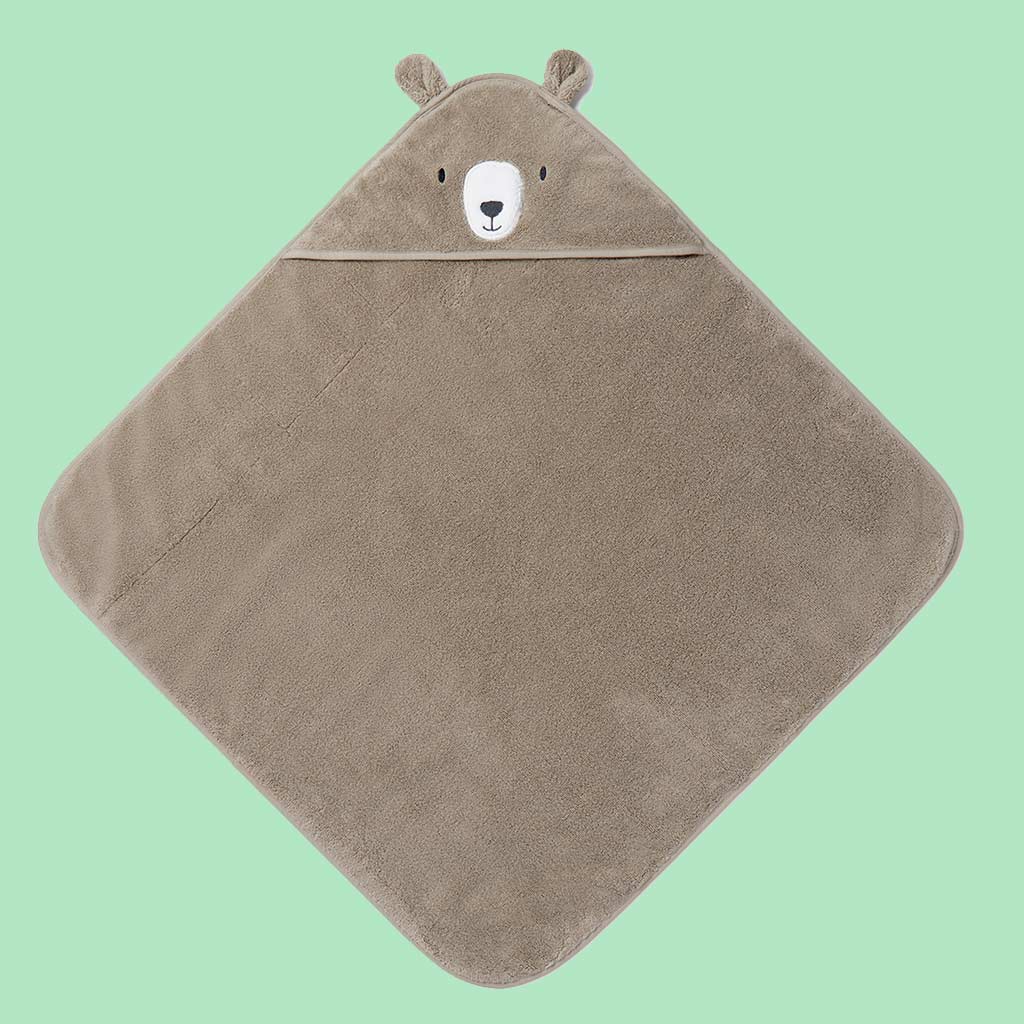 Mori Hooded Bear Baby Bath Towel