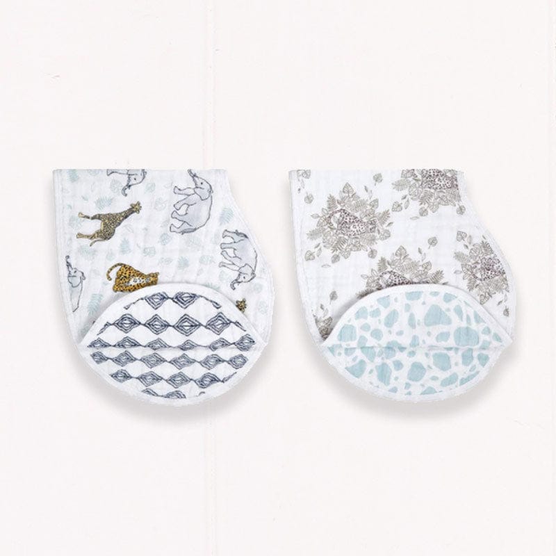 aden + anais Jungle Unisex Burpy Bib - 2 Pack