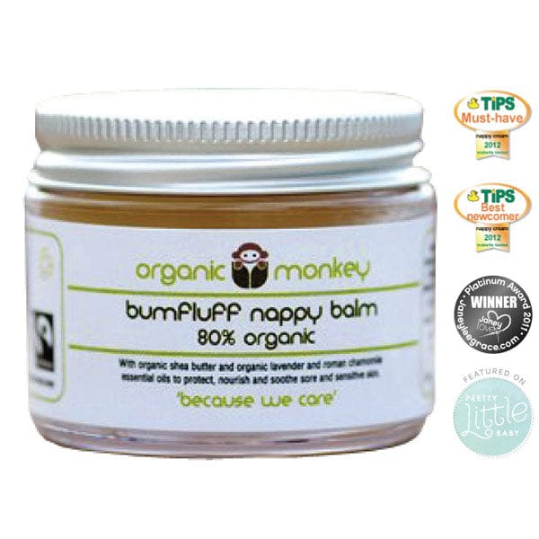 Organic Monkey Bumfluff Nappy Balm 50ml