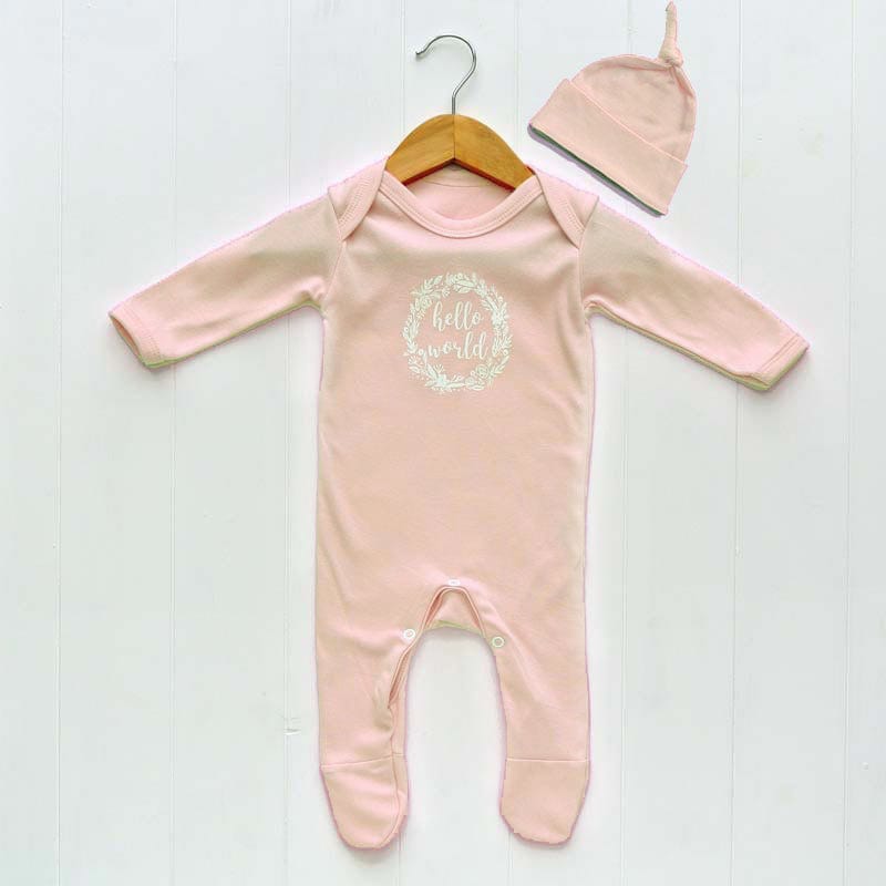 Newborn Baby Girls Outfit Set Pink