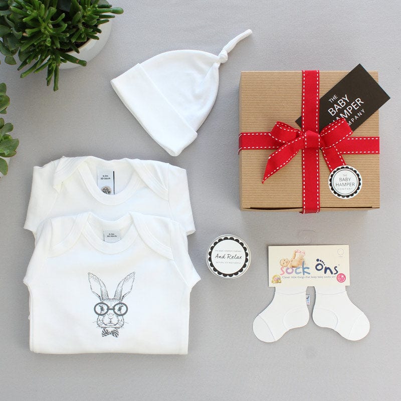 'Pure White' Baby Hamper - Large