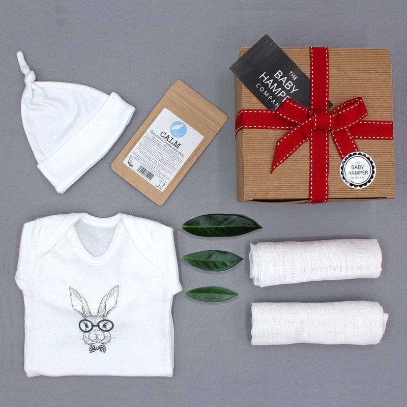 'Pure White' Baby Hamper - Medium